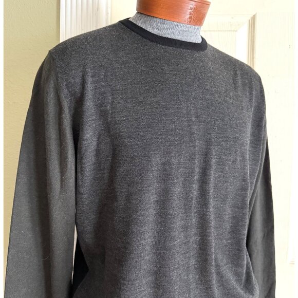 size XL mens Lanvin colorblock lightweight sweater merino wool Italy - Picture 7 of 9